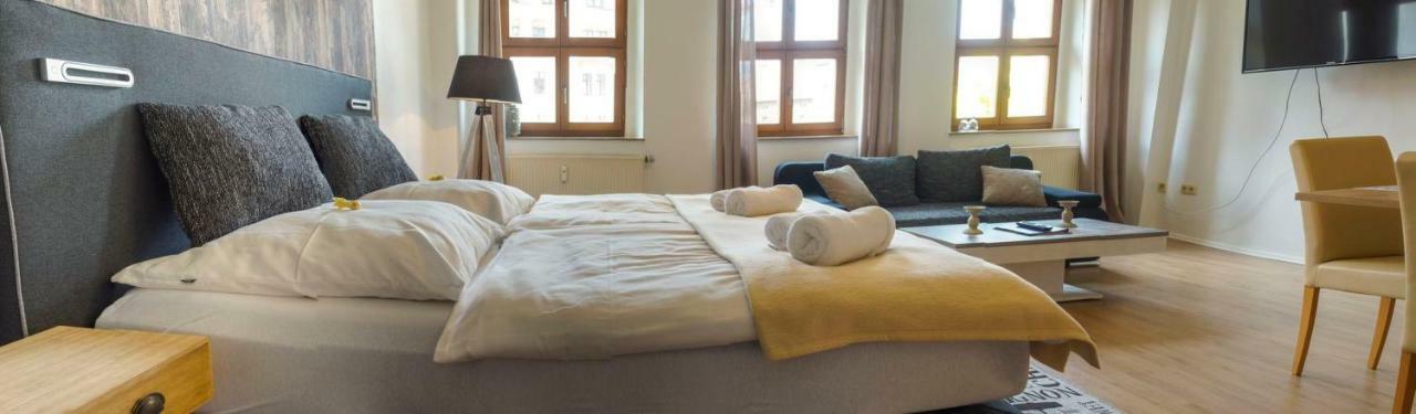Pension Wielsch Görlitz Esterno foto